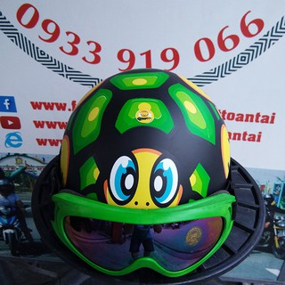 Combo Mũ 1/2 Tem Rùa + Kính UV chống tia phân cực