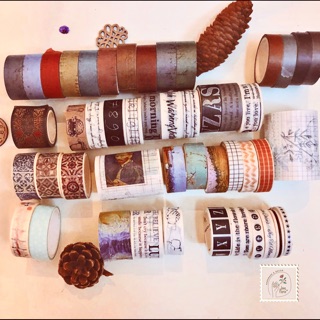 Washi tape vintage size 0.5-0.7cm