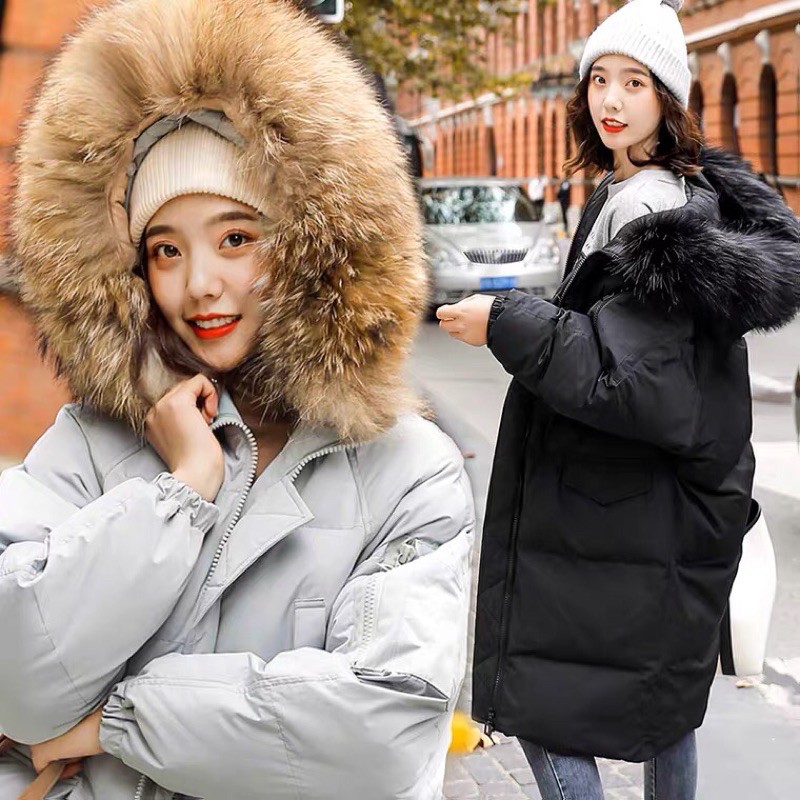 Áo phao đại hàn mũ lông cực ấm hàng QCCC