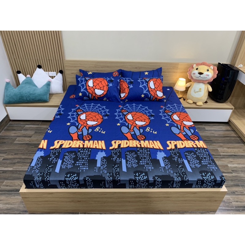 Bộ Ga Gối Cotton Poly 5D - Người Nhện | BigBuy360 - bigbuy360.vn