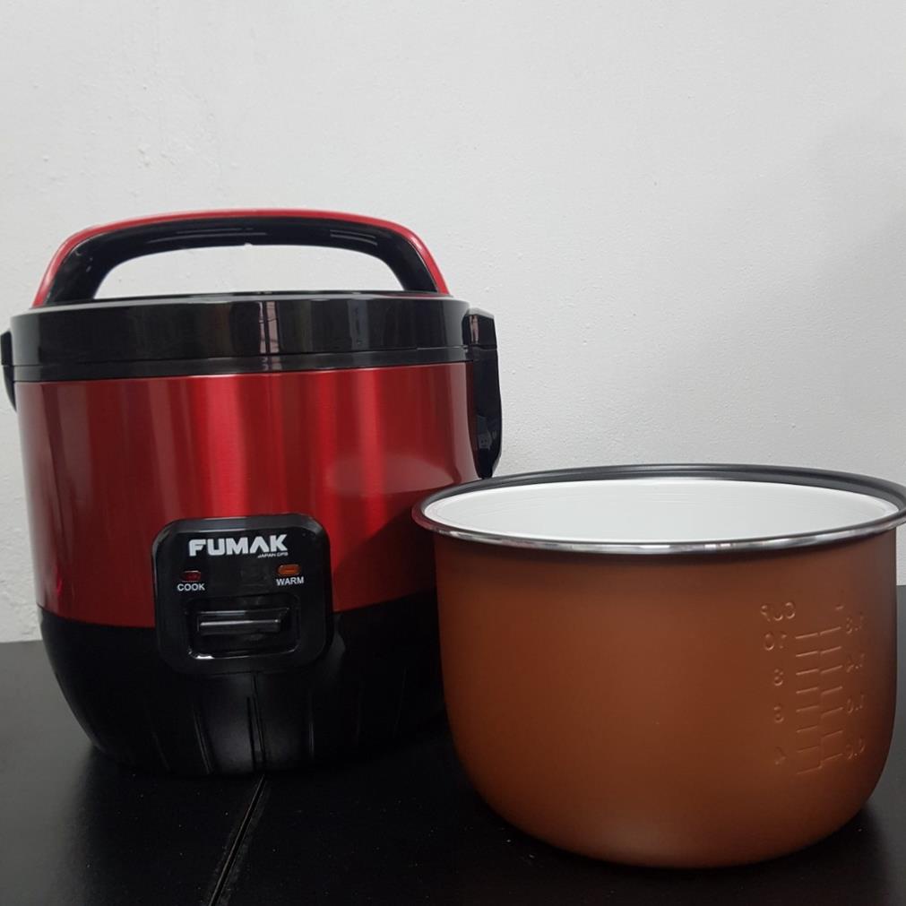 Nồi cơm điện Fumak Nhật Bản Dung Tích 1.8L, Lòng Nồi Hợp Kim Nhôm 5 lớp chống dính