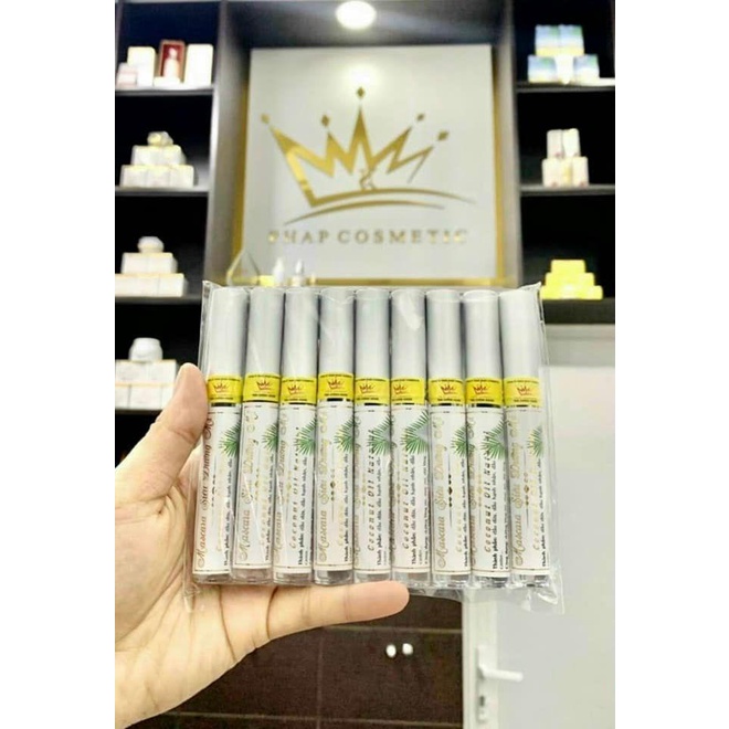 Mascara Dưỡng Mi Pháp - Siêu dưỡng mi tinh chất dầu dừa Pháp Cosmetic - Dưỡng Mi dày sau 7 ngày