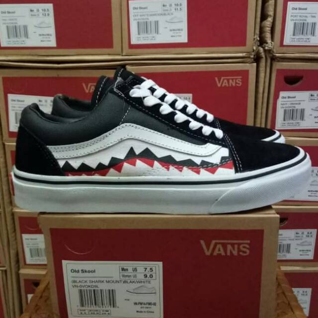 Giày thể thao Old Skool cá mập nam nữ thời trang tặng hộp giày vans, Giay sneaker thời trang bản đẹp full box bill 2022