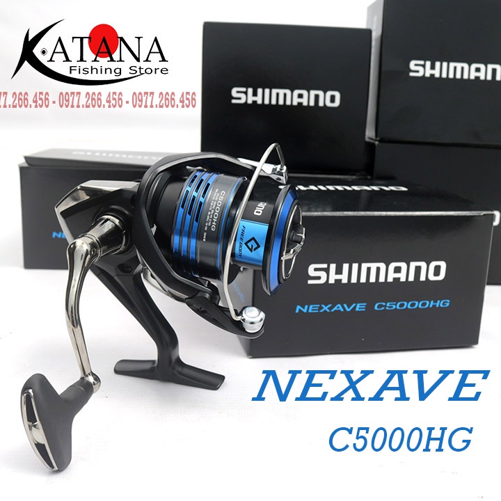 Máy câu Shimano Nexave - HOT đủ size 1000 2500 3000 4000 5000