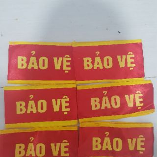 Băng tay bảo vệ , trực ban