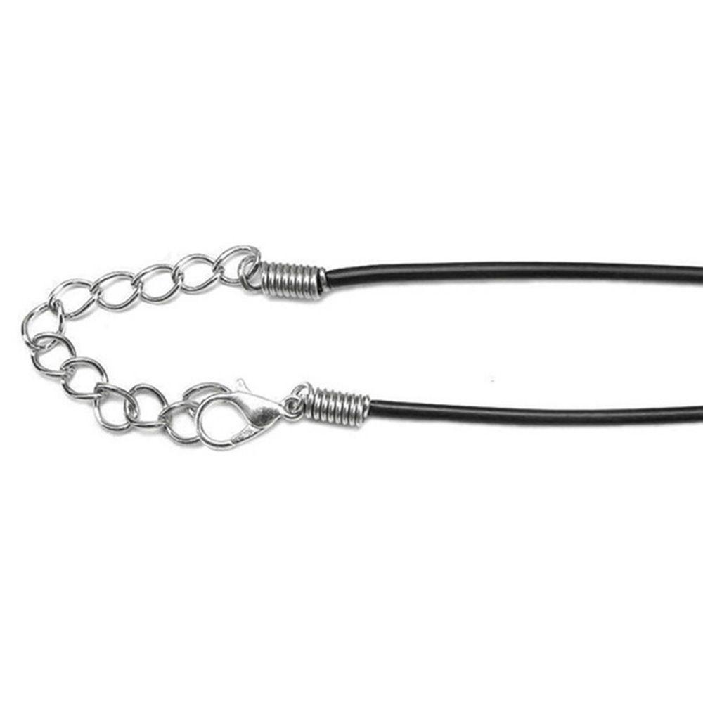 QQMALL Dây Da PU Làm Vòng Cổ Handmade Có Thể Điều Chỉnh