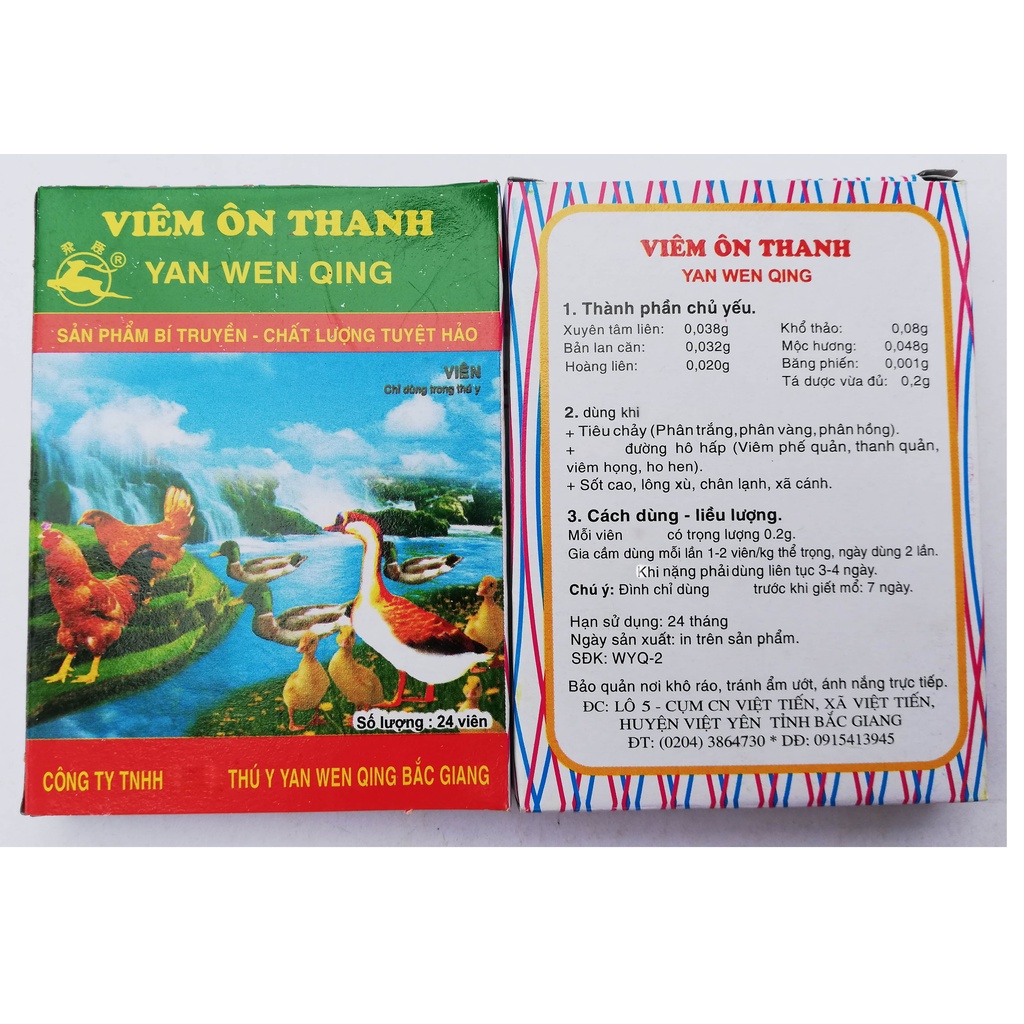 Viêm ôn thanh chuyên dùng cho gia cầm, gà chọi
