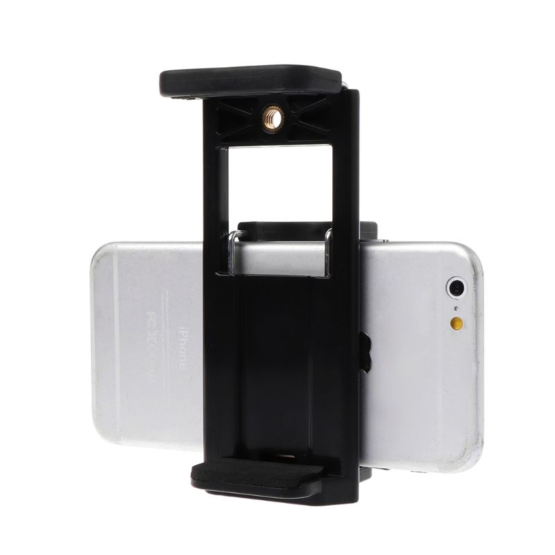 Tripod Mount Clamp 1/4'' Thread Stand Tablet Phone Holder Bracket Adjustable Extendable Adapter