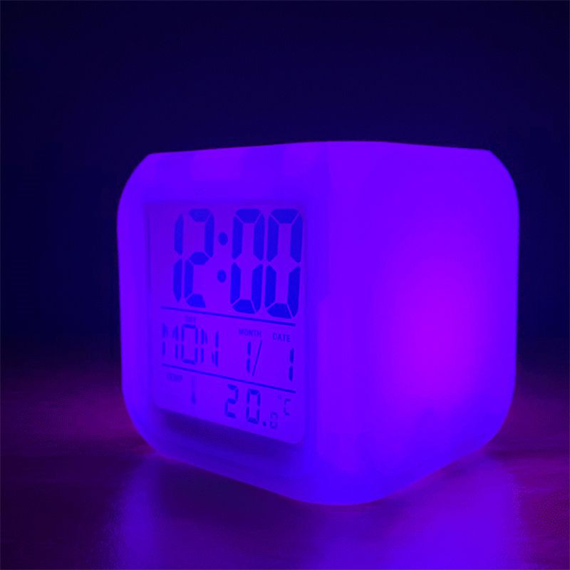 Cocomelon LED Alarm Clock Color Change Digital Kids Decor Luminou Gift Hom