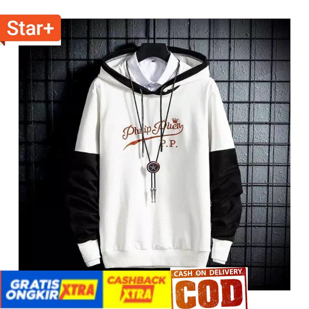 Áo Hoodie Dài Tay Màu Trắng / Xanh Dương / Đỏ / Vàng / Đen Thời Trang