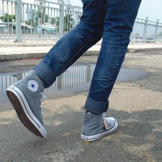 Giày CV Classic Cổ Cao Nam Xám