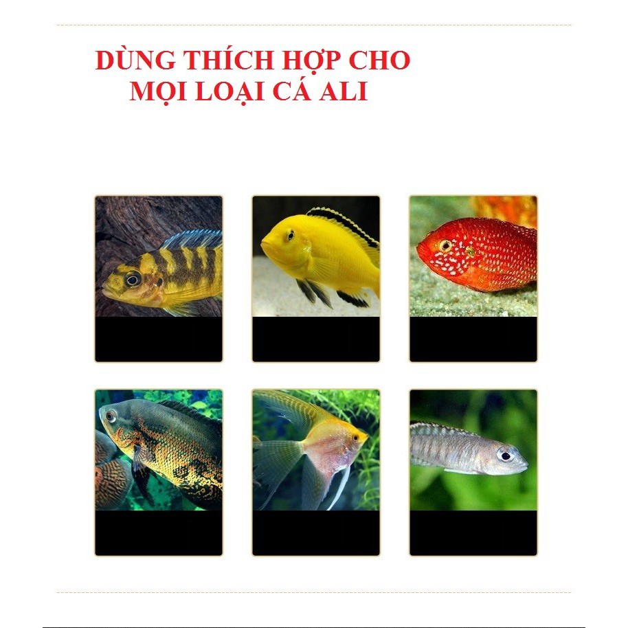 Thức ăn cá ali &quot;Yee&quot; - Cám cá cichlids  - shopleo