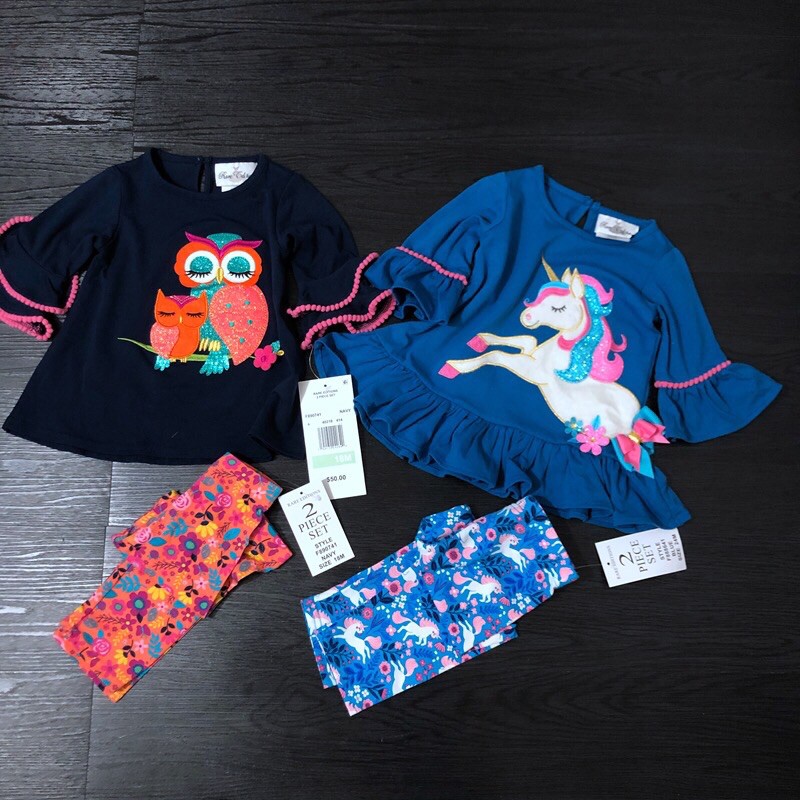 Bộ quần áo bé gái RE 1-7 tuổi Sét quần áo bé gái xuất dư cao cấp 0621