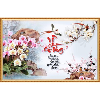 Tranh dán tường VTC Vợ Chồng UD1102K 170 x 110 cm kim sa