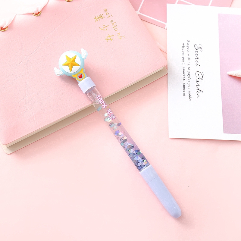 Creative girl heart flow pen 0.5 mm lovely fairy pen