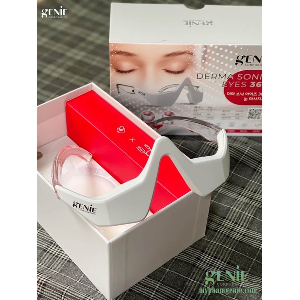 Máy Massage Mắt Genie Derma Sonic Eyes 360 Giảm Bọng Mắt Quầng Thâm