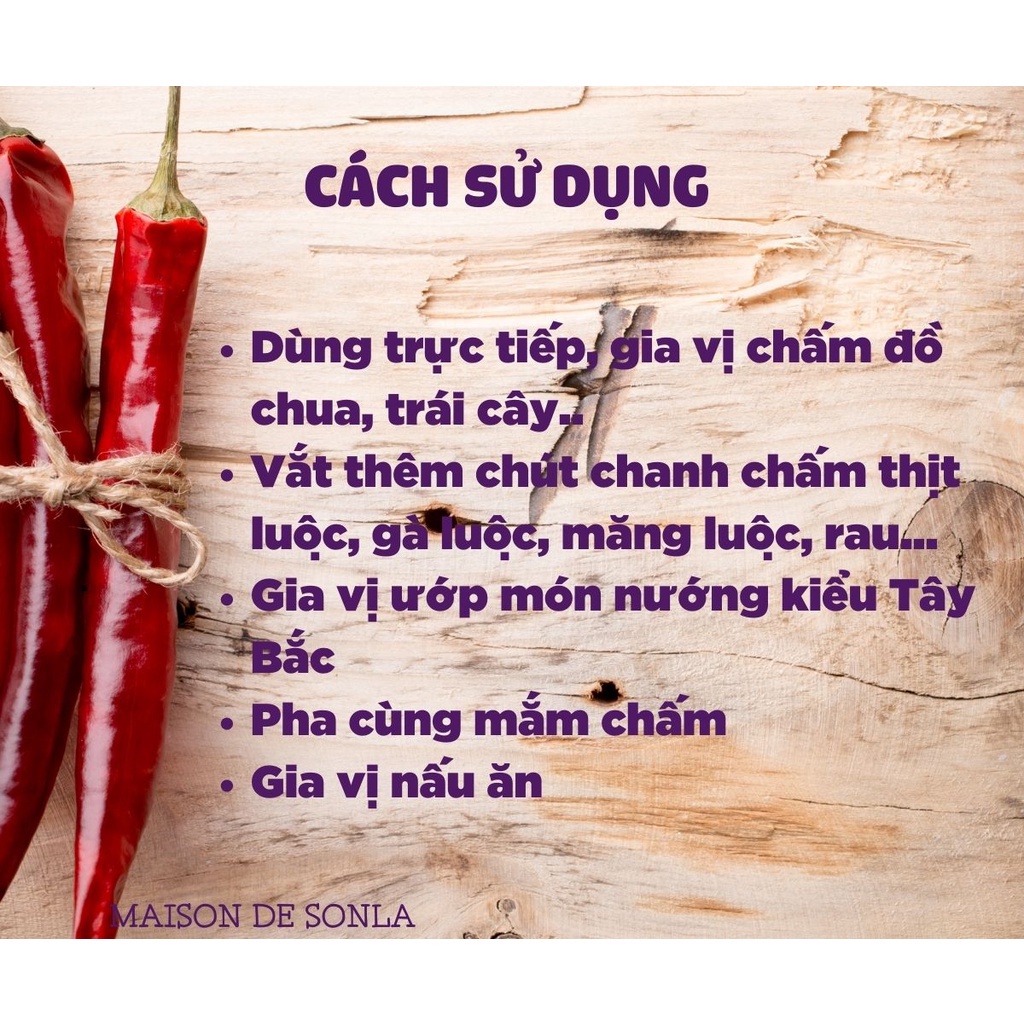 Chẩm chéo ướt Tây Bắc chuẩn vị cay đậm hũ 250g Maison