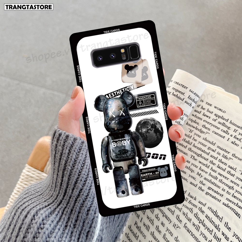 Ốp lưng Samsung Note 8 - Note 9 in hình gấu Bearbrick,Mountain,xanh,đen,đỏ giá rẻ