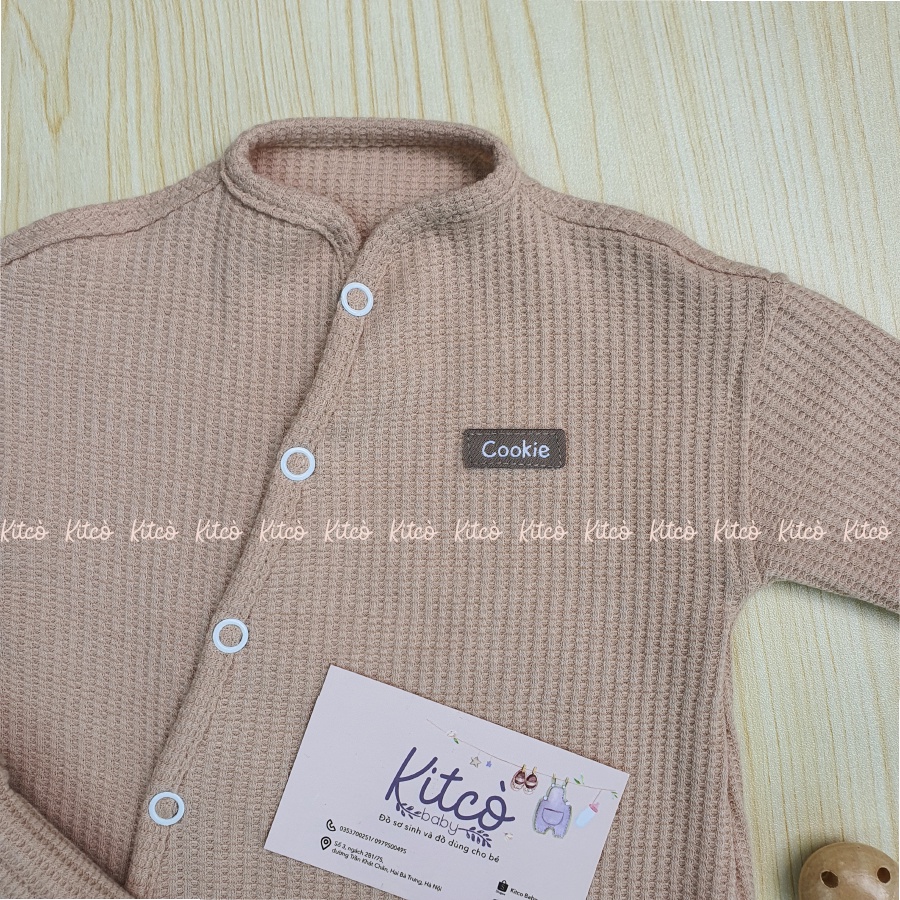 COOKIE Sleepsuit cài chéo liền tất