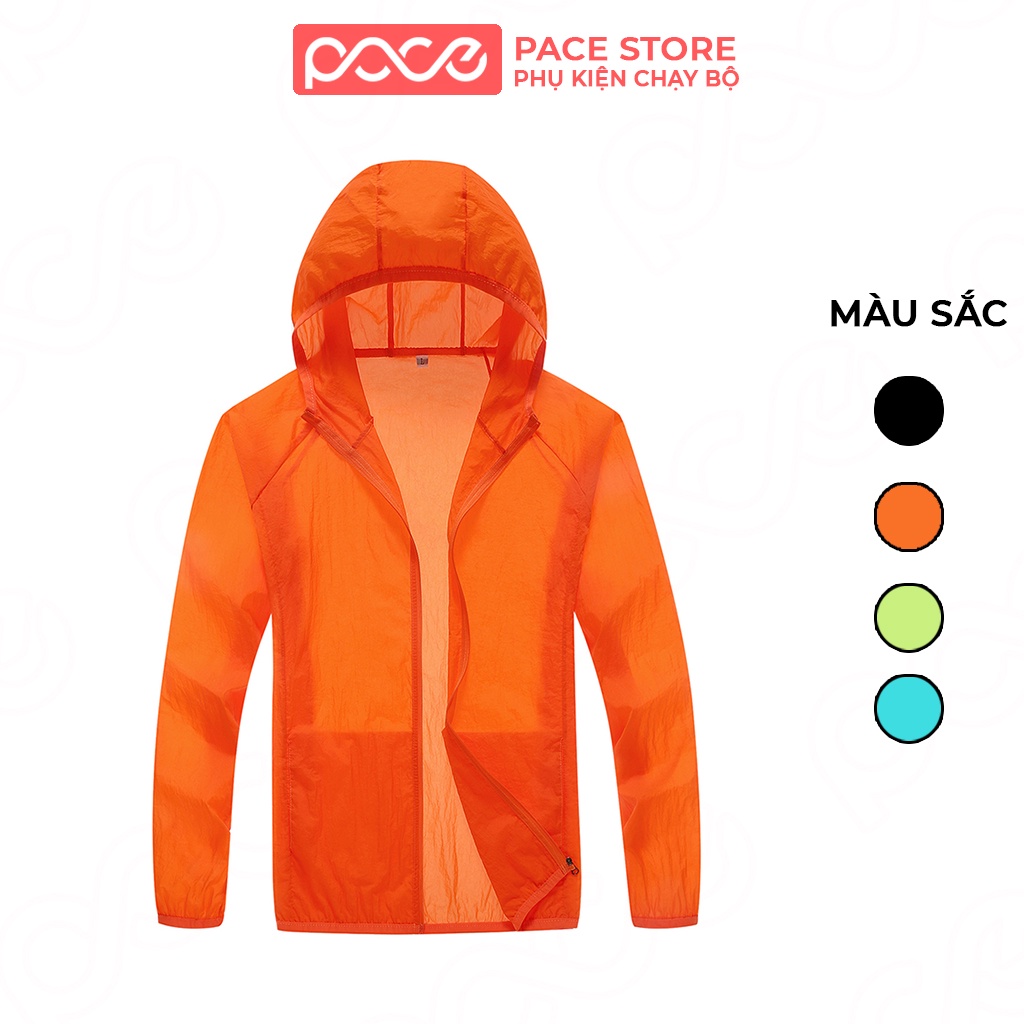 Áo khoác gió đạp xe áo khoác thể thao PACE WindyRun 1 lớp Unisex chống gió chống nước khi chạy xe đạp