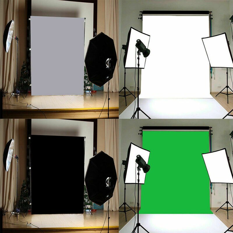 Vải Không Dệt Màu Xanh Lá Cây Trơn Phụ Kiện Chụp Ảnh studio televison latar Belang fotografi