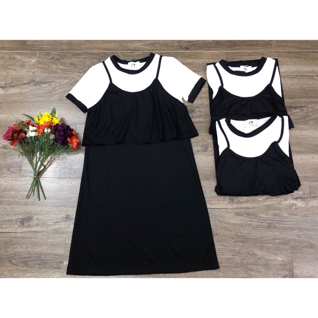 Set yếm váy áo nhé