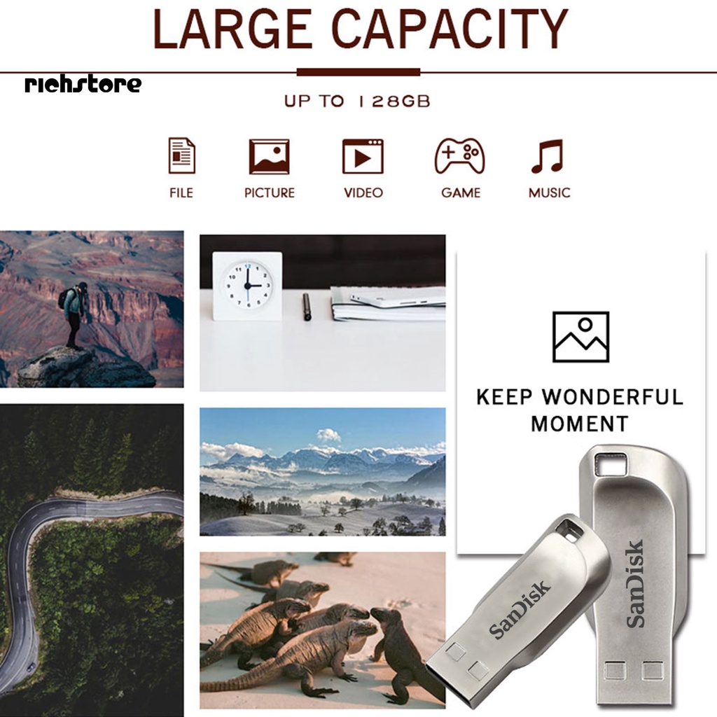 SANDISK Ổ Đĩa Flash 2TB USB 3.0 Tốc Độ Cao Cho Máy Tính | BigBuy360 - bigbuy360.vn