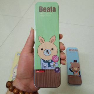 Hộp bút sắt siêu dễ thương