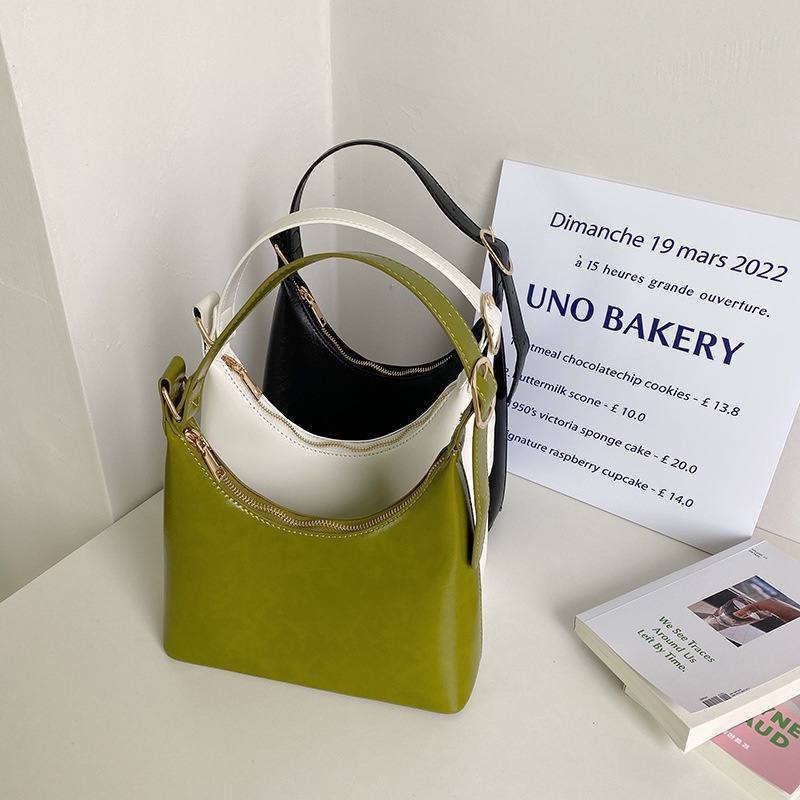 Túi Xách Đeo Vai Màu Xanh Bơ Phong Cách Thời Trang Hàn Quốc 2022