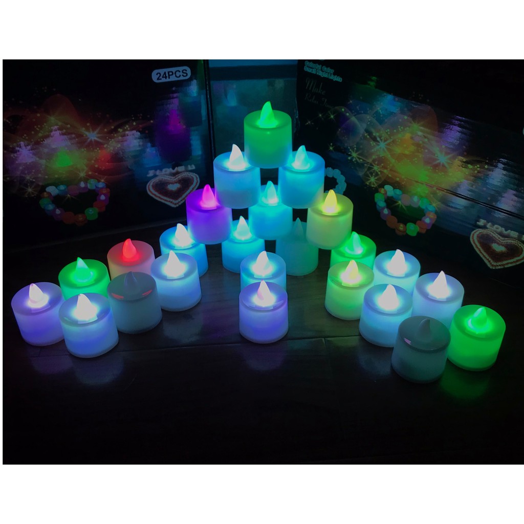 Đèn LED Trang Trí Hình Nến Lung Linh – Nến Đèn Led mini Hình Ngọn Nến Xinh Xắn