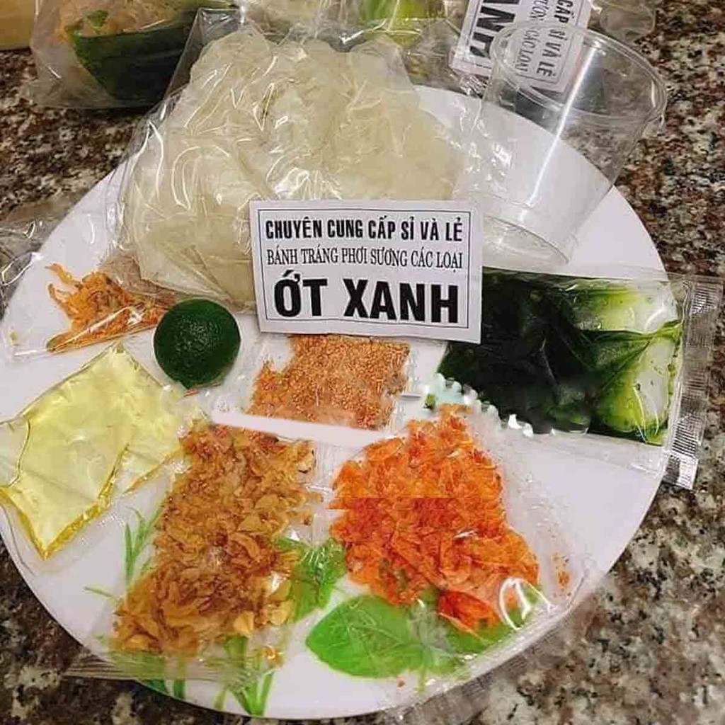 [Mã 77FMCGSALE1 giảm 10% đơn 250K] 1 BỊCH - BÁNH TRÁNG SATE ỚT XANH | BigBuy360 - bigbuy360.vn