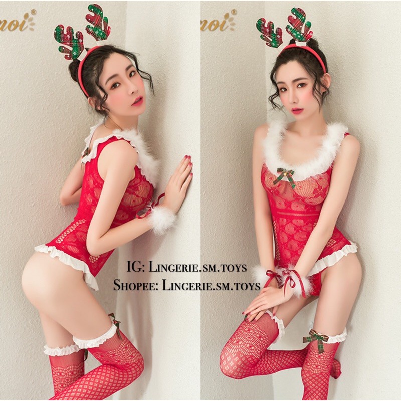 Cosplay Nàng Tuần Lộc Noel  Set Bộ Ren 🎄💖 | BigBuy360 - bigbuy360.vn