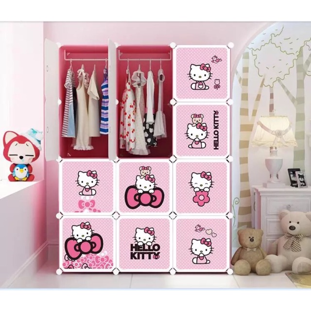 Tủ Hello Kitty 12 ô