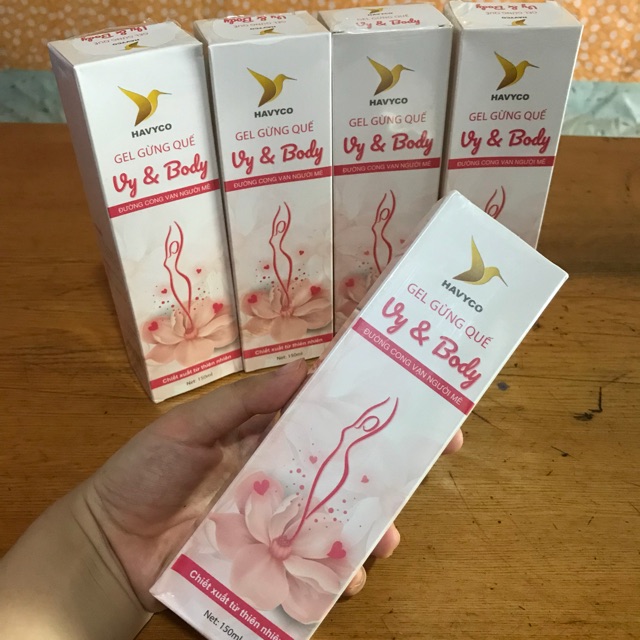 Gel gừng quế Vy & body