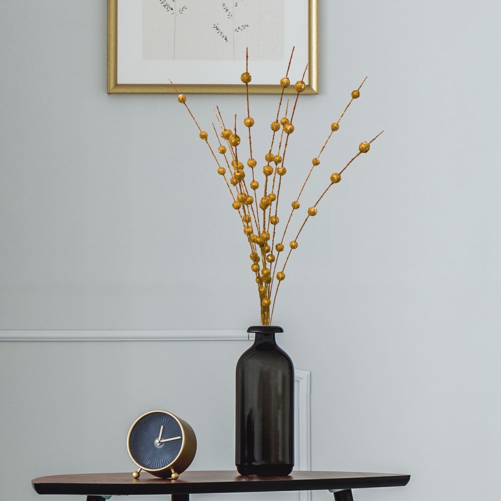 Nhánh quả mọng bột kim tuyến nhân tạo nhiều màu làm đạo cụ chụp ảnh trang trí Giáng sinh/bữa tiệc/đám cưới/nhà ở tự làm