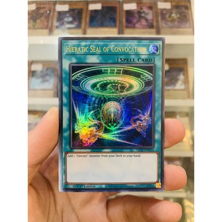Thẻ Bài YugiOh! Mã GFTP-EN054 - Hieratic Seal of Convocation - Ultra Rare - 1st Edition