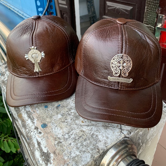 Nón lưỡi trai Chrome Hearts bọc da
