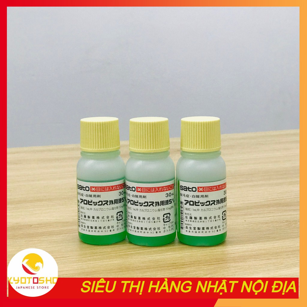 Tinh Chất Bôi Kích Thích Mọc Tóc Ngăn Rụng Tóc Thảo Dược SATO 30ml [MẪU MỚI NHẤT]