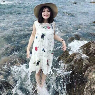 Váy chữ trắng hót hít