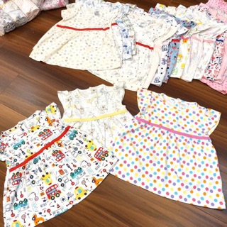 Set 3 váy cotton cho bé gái