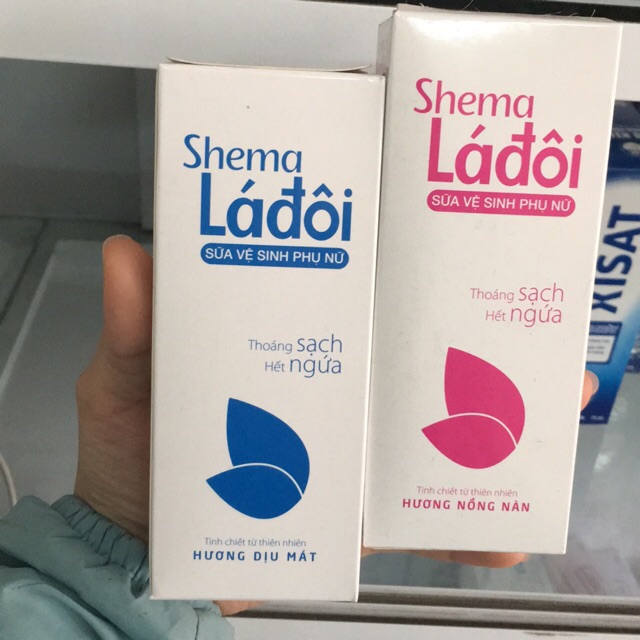 Dung dịch vệ sinh phụ nữ SHEMA LÁ ĐÔI chai 100ml