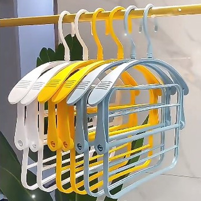 Giá Đỡ Phơi Quần Áo Nhanh Khô Chống Gió Chống Trượt Tiết Kiệm Không Gian Có Thể Xoay Được