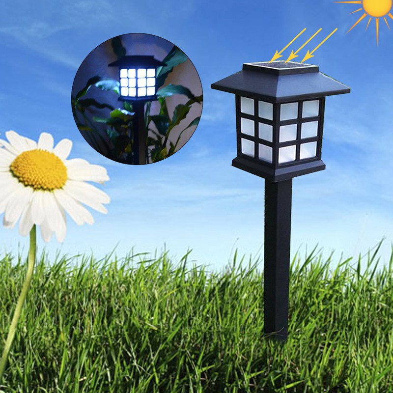 Bộ 2 Đèn Led Gắn Hàng Rào Sử Dụng Năng Lượng Mặt Trời