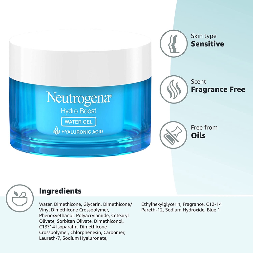 Kem dưỡng ẩm Neutrogena Hydro Boost Water Gel Cream cho da khô da dầu