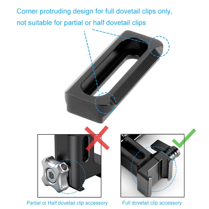 Thanh Trượt Nối Dài Chống Tắt Nhanh Cho Khung Máy Ảnh DSLR 48mm 63mm XT-XINTE