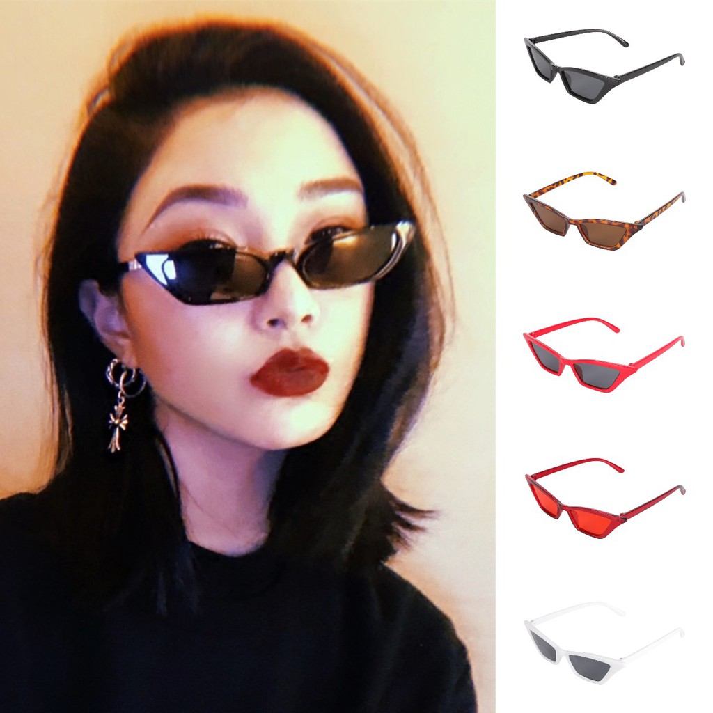 [Mã FAMAYFA giảm 10K đơn 50K] Kính mát thời trang kiểu gọng nhỏ gọn phong cách retro cho nữ