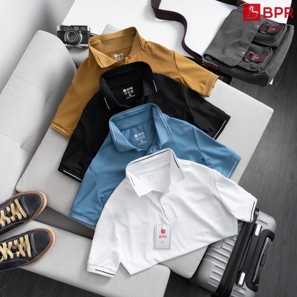 Xả kho Áo thun POLO chính hãng BPR vải cotton cá sấu cao cấp, mẫu hot nhất 2022