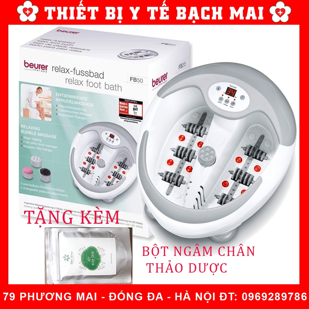 Bồn Ngâm Chân Beurer FB50 - Massage Sục Sủi Hồng Ngoại Làm Nóng