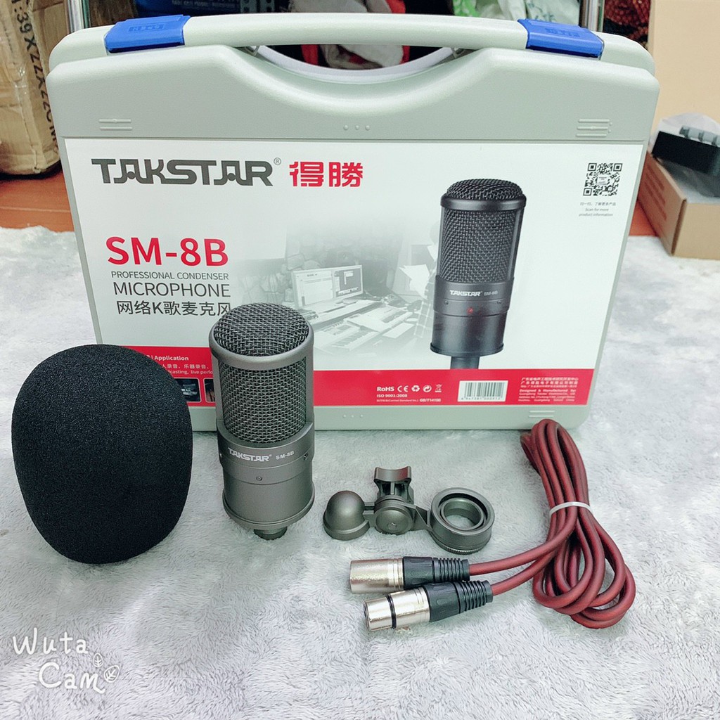 TRỌN BỘ MIC HÁT KARAOKE LIVE STREAM MIXER YAMAHA F4 PRO MIC TAKSTAR SM8B