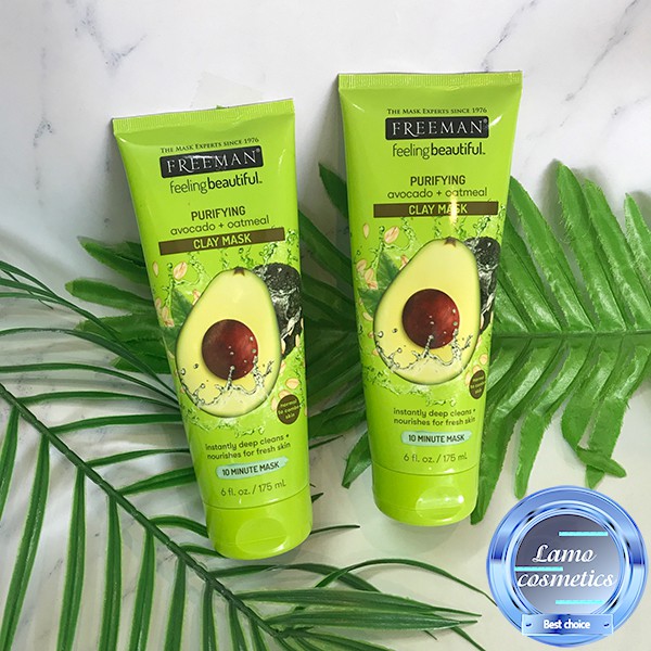 [USA] Mặt Nạ Freeman Bơ (Avocado & Oatmeal Clay Mask)  Chính Hãng 100%